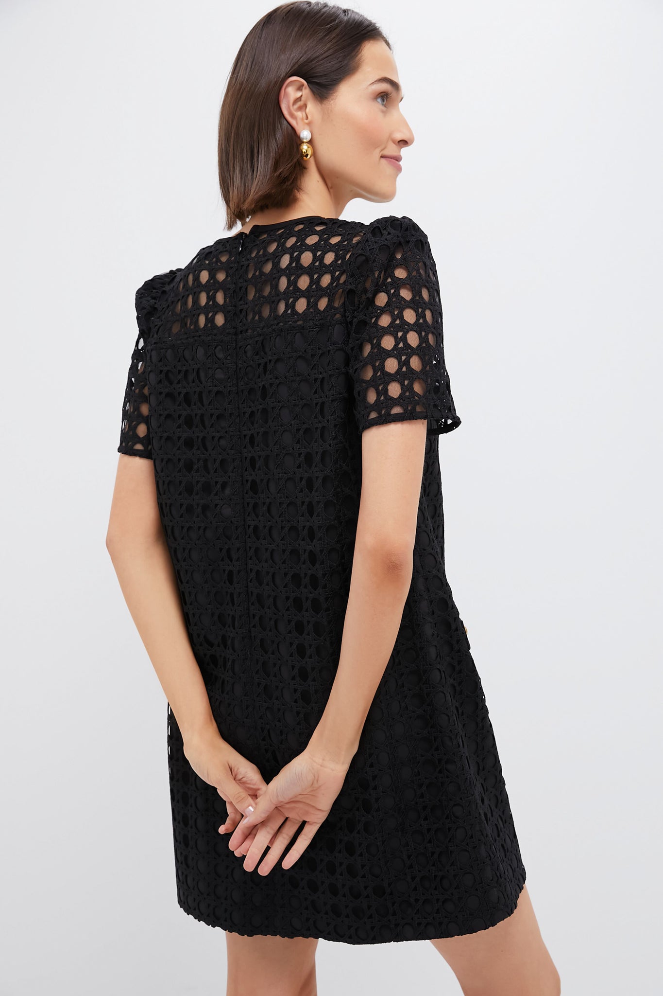 Black Cane Lace Janelle Mini Dress | Tuckernuck Black Cane Lace Janelle Mini Dress | Tuckernuck