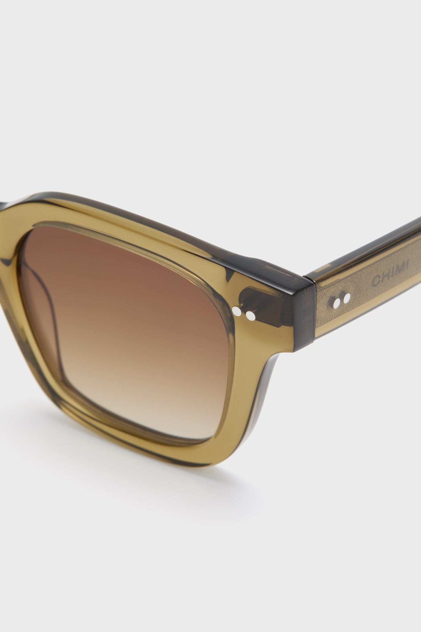 X-LAB 8004 Muscot Style Sunglasses - Green Frame / Brown Polarized Lenses - UV400
