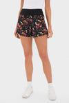 Baroque Floral Scallop Performance Jersey Marisa Short