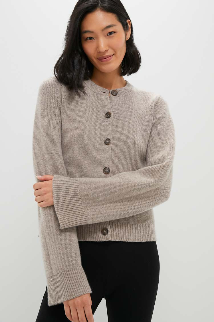 Taupe Cooper Cardigan | Jenni Kayne