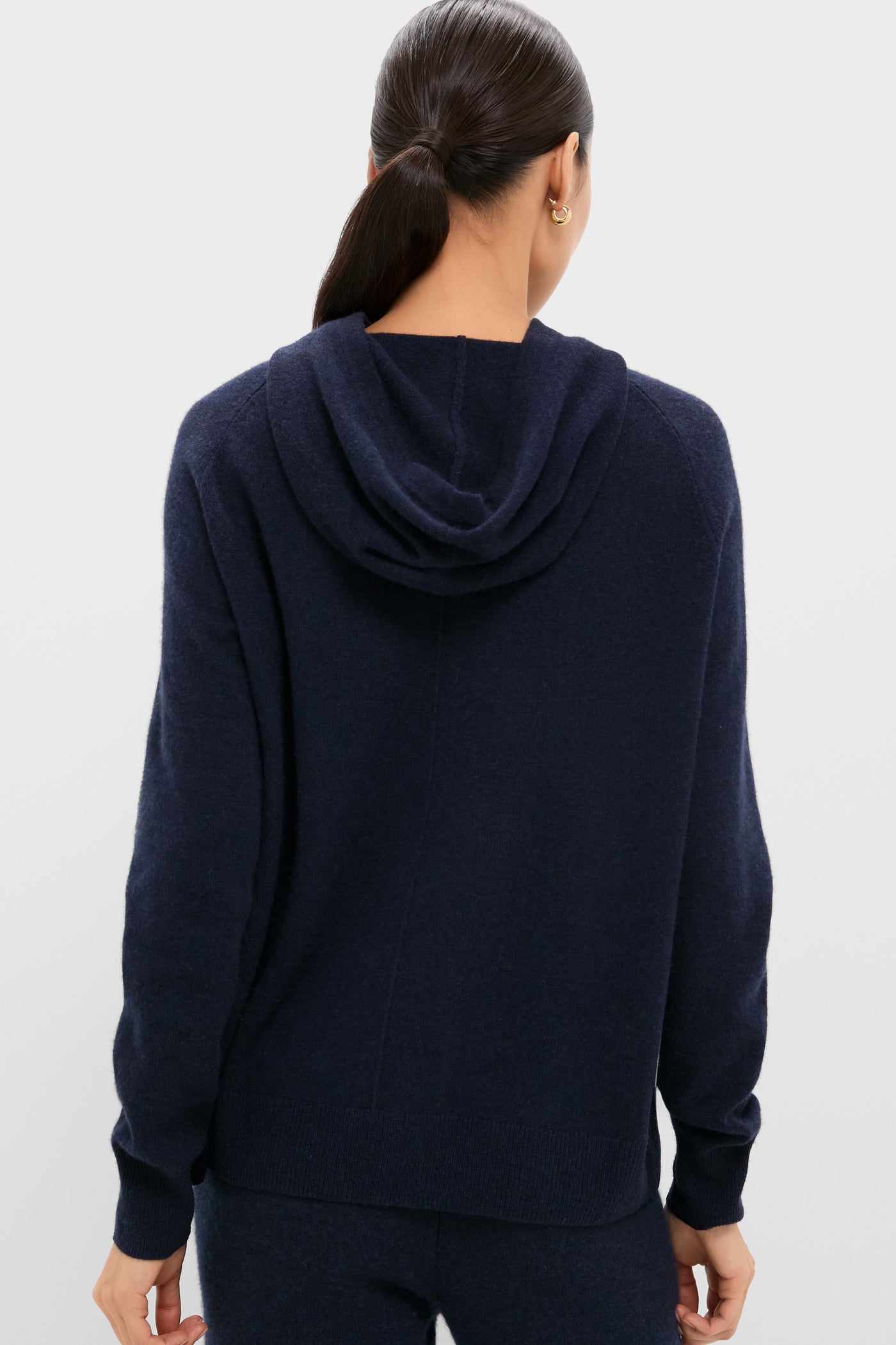 Navy Cashmere Jane Hoodie
