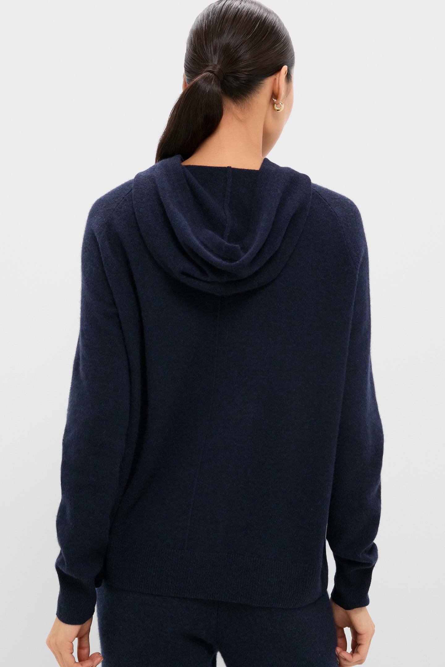 Navy Cashmere Jane Hoodie