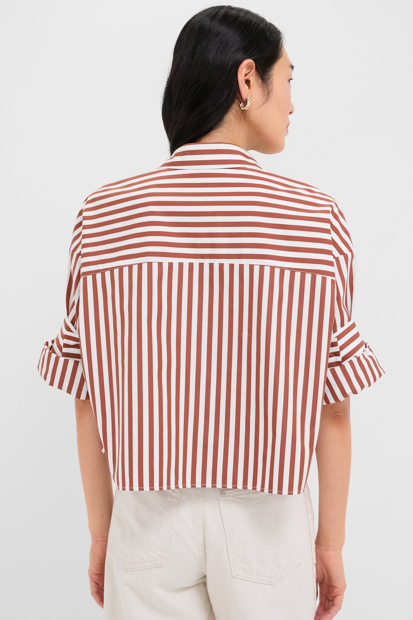 Ivory and Cognac Next Ex Shirt