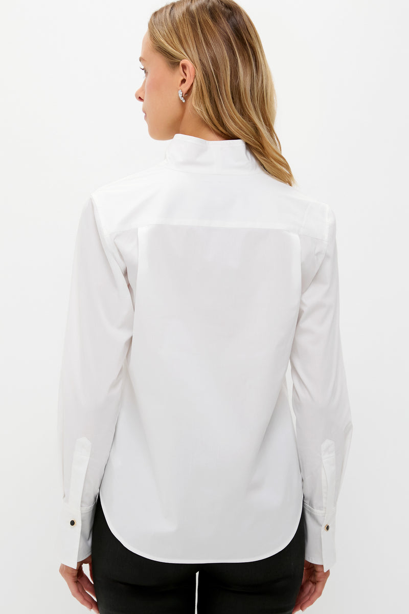 White Bessette Button Down