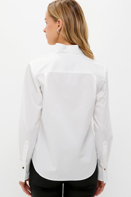 White Bessette Button Down