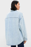 Sky Blue Sheeba Denim Overshirt