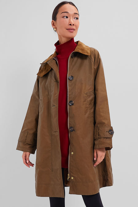 Sand Hartwick Wax Coat Barbour