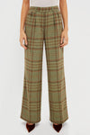 Sherwood Plaid Wool Tobin Pants
