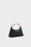 Black Metal Handle Rhea Bag