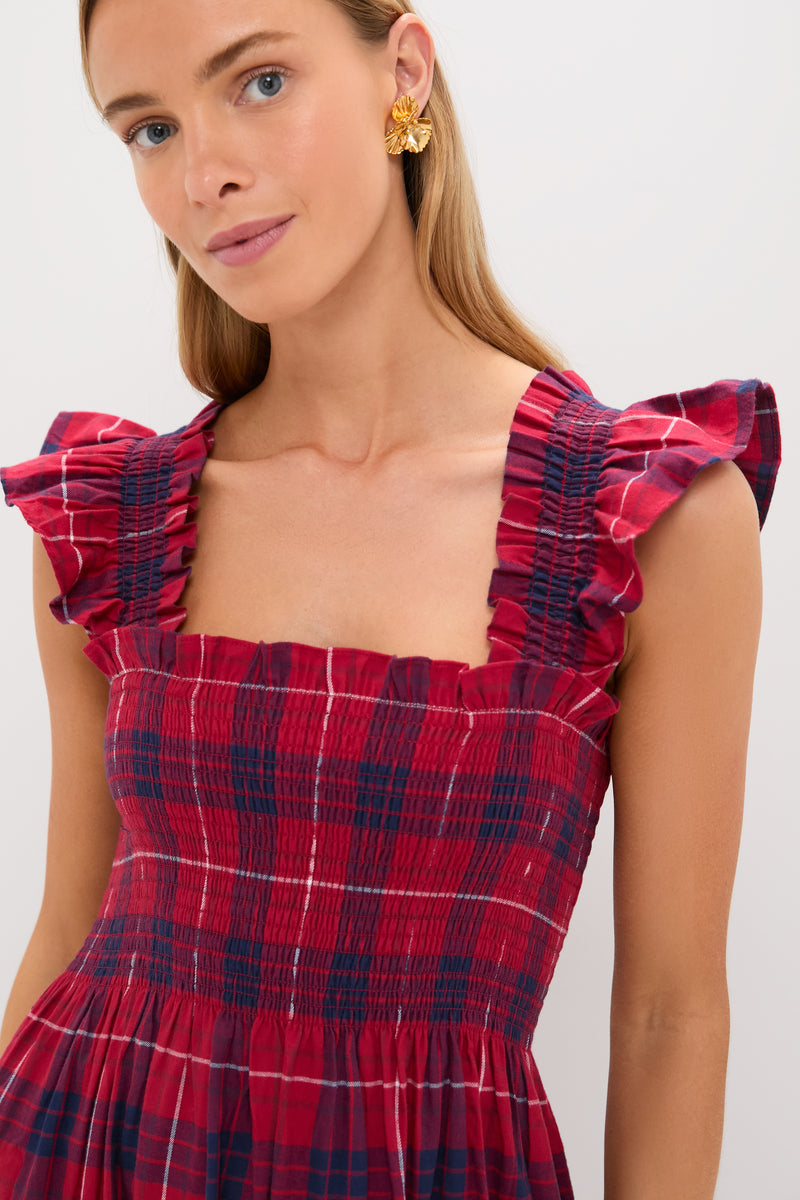 Cherry Tartan Ellie Nap Dress
