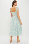 Blue Gingham Seersucker Amy Dress