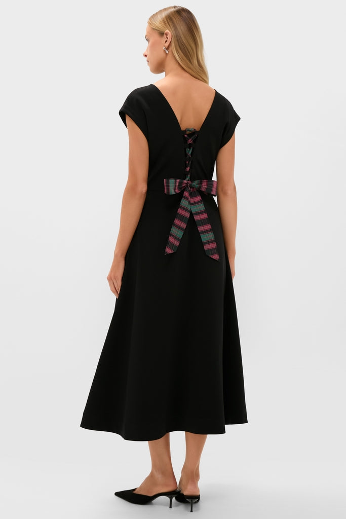 Black Corset Solen Midi Dress | Tuckernuck