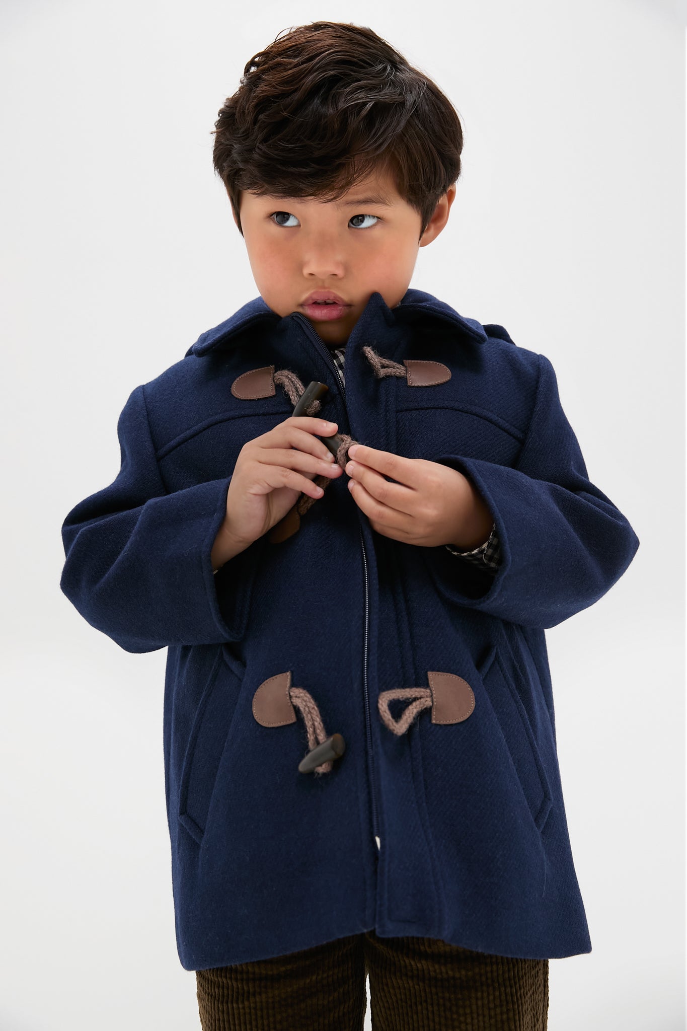 Navy Nicholas Kids Coat