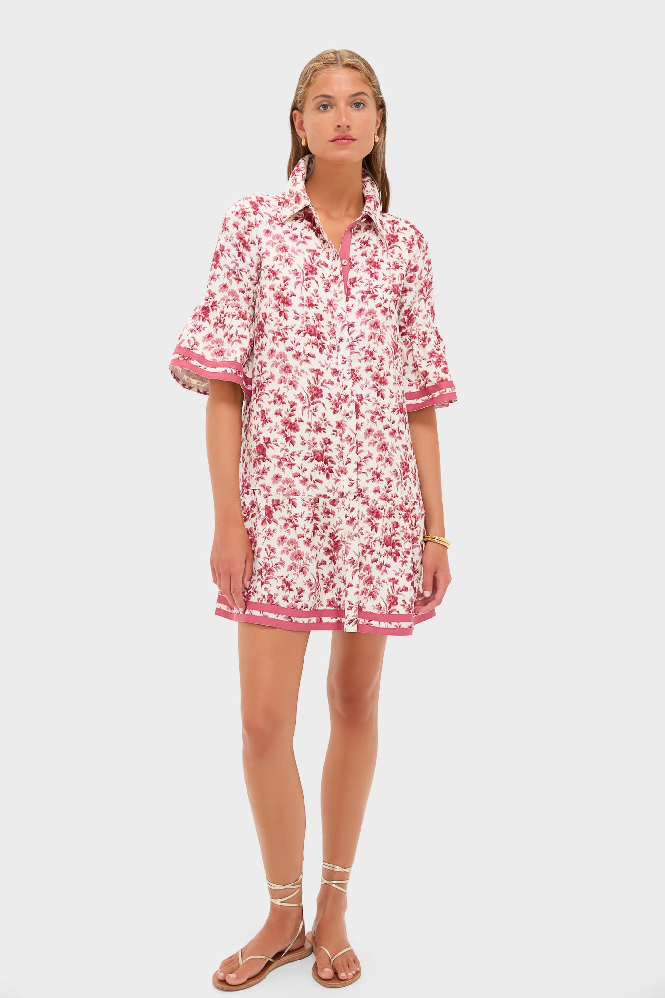 Pomegranate Bloom Rowe Dress