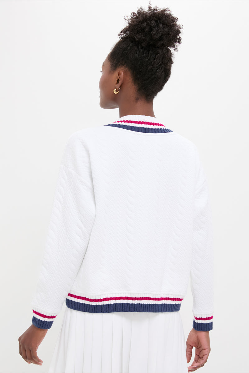 Americana Cable Turner Pullover