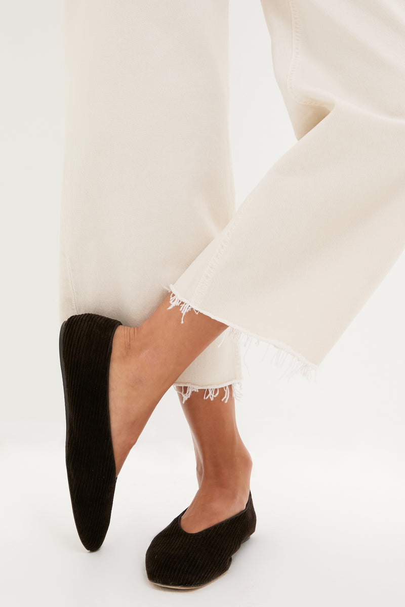 Almondette Ayla Raw Hem Crop