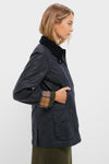 Navy Beadnell Wax Jacket