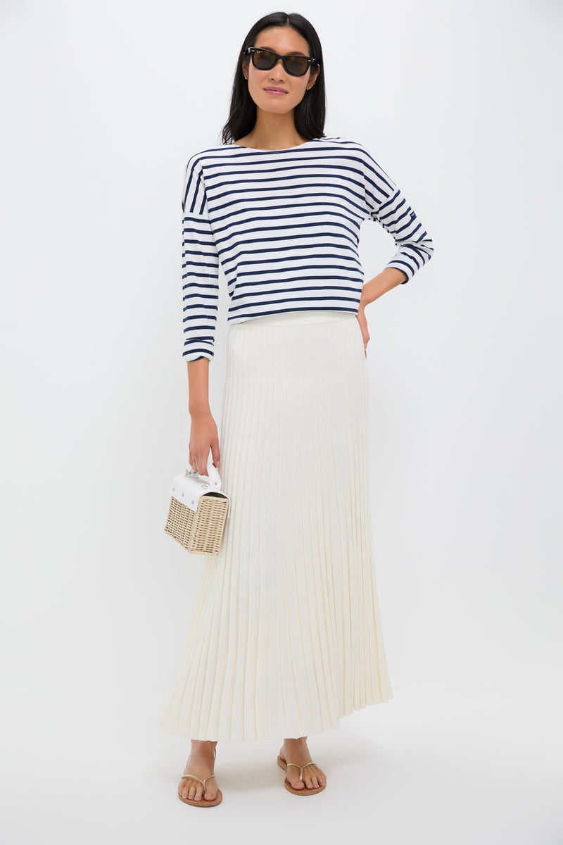 Ivory Knit Kenley Skirt