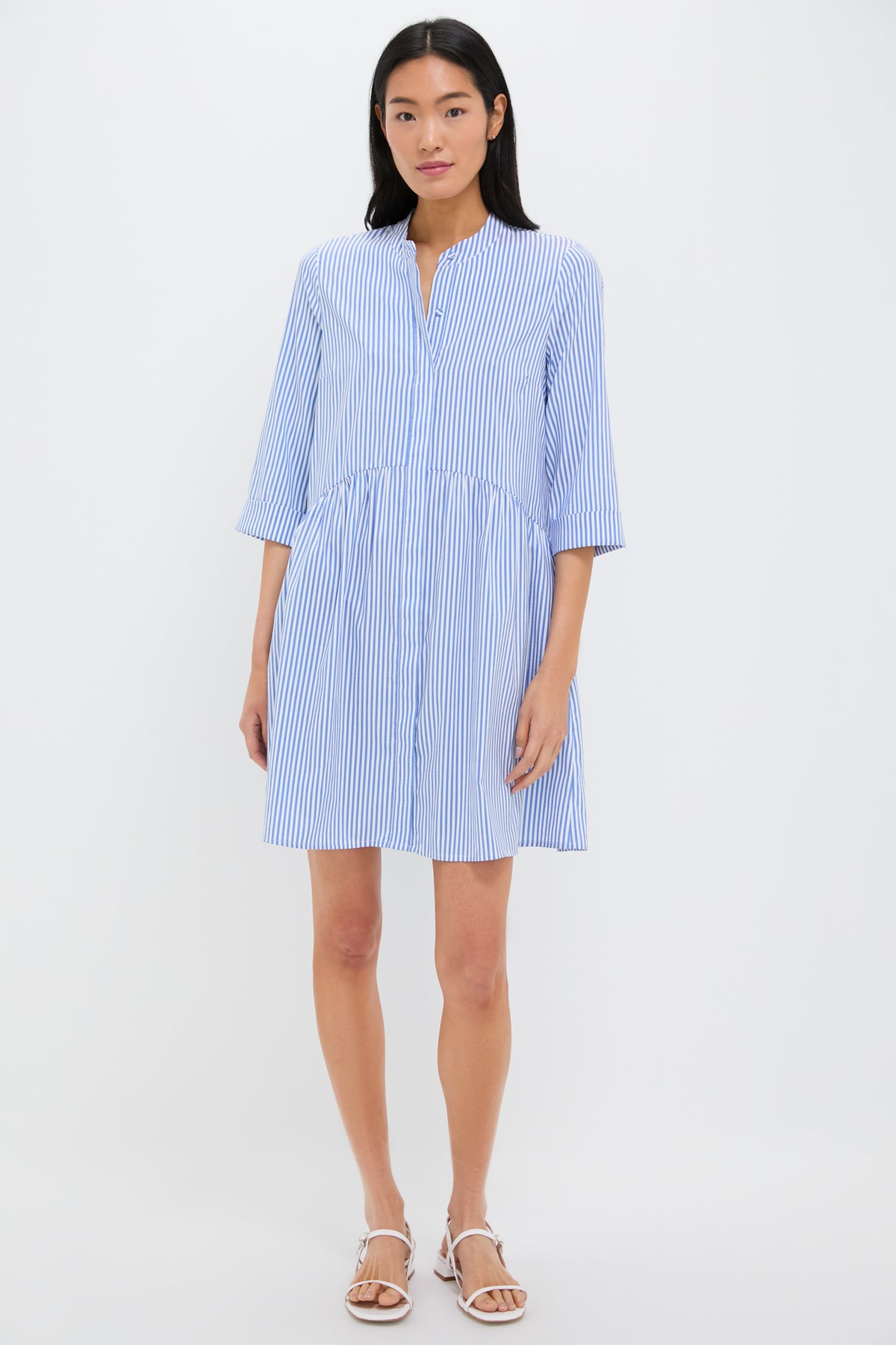 Tuckernuck Blue Stripe Royal Shirt Dress Blue Stripe / XXXL