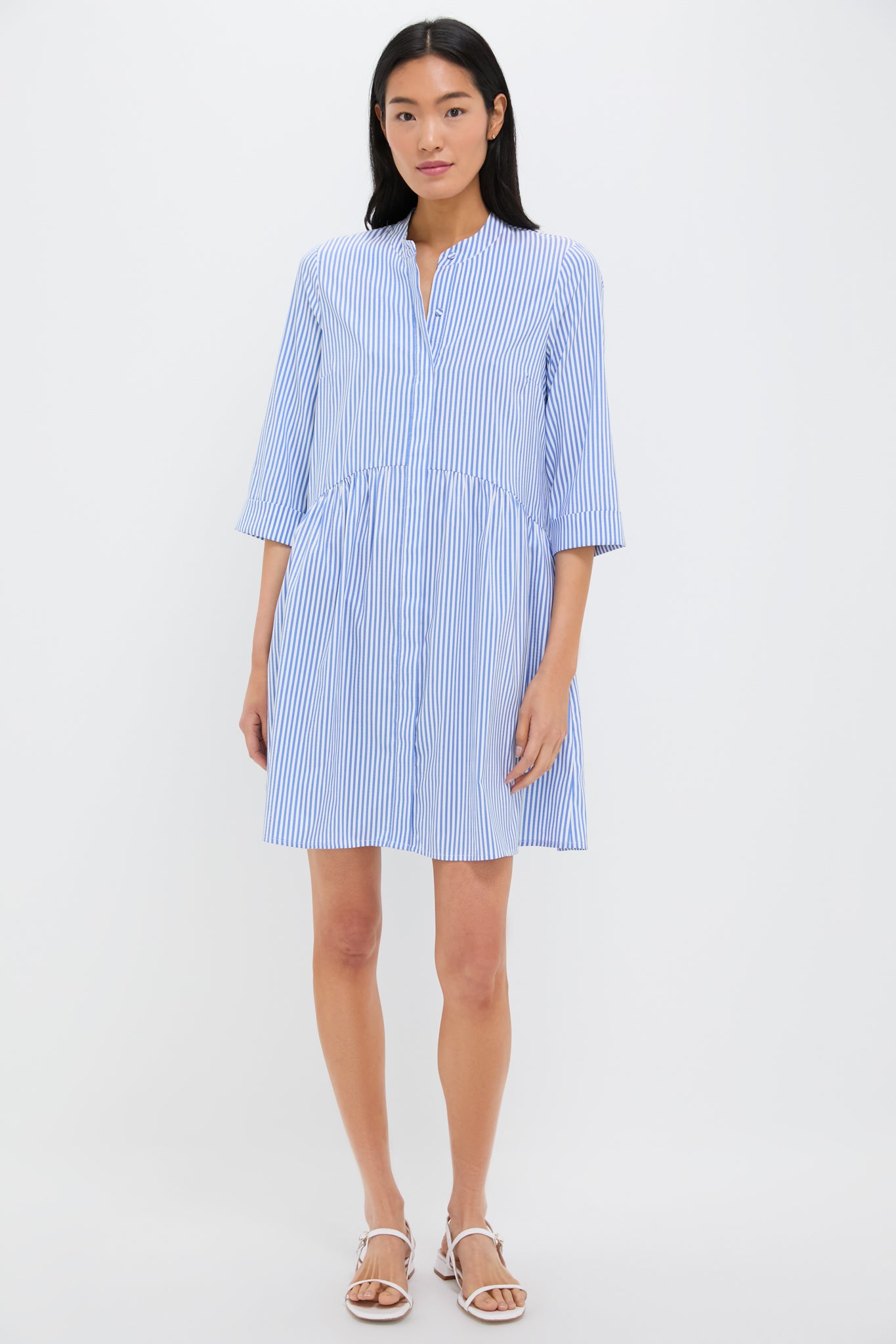 Tuckernuck Blue Stripe Royal Shirt Dress Blue Stripe / XXXL