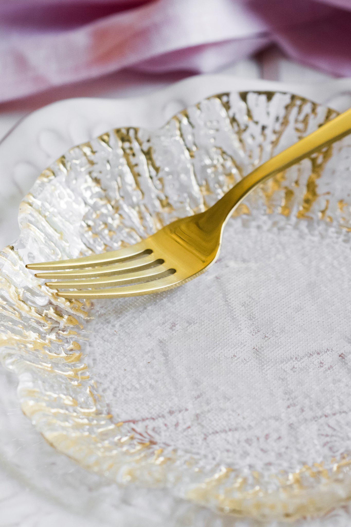 Rufolo Glass Canape Plate