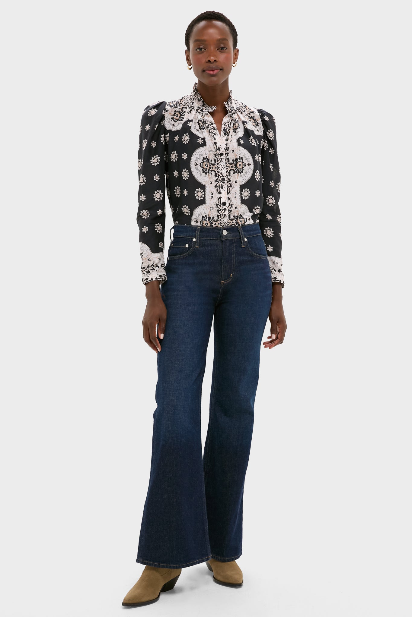 Black Bandana Artemis Bronco Shirt