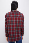 Red Plaid Nadine Boyfriend Button Down