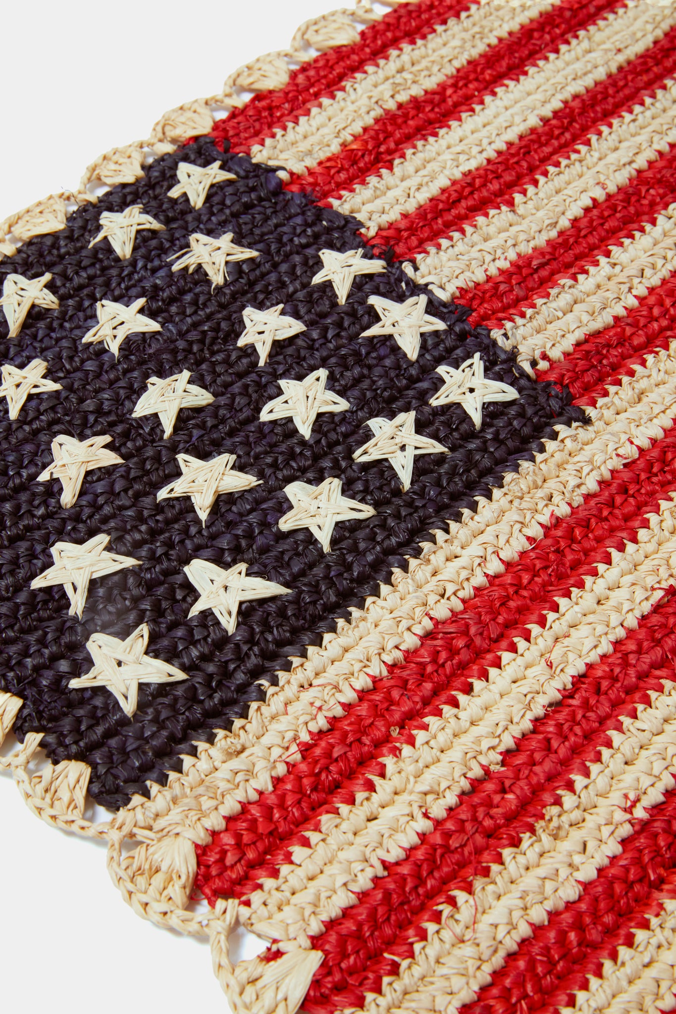 Scalloped Americana Placemat Set of 4