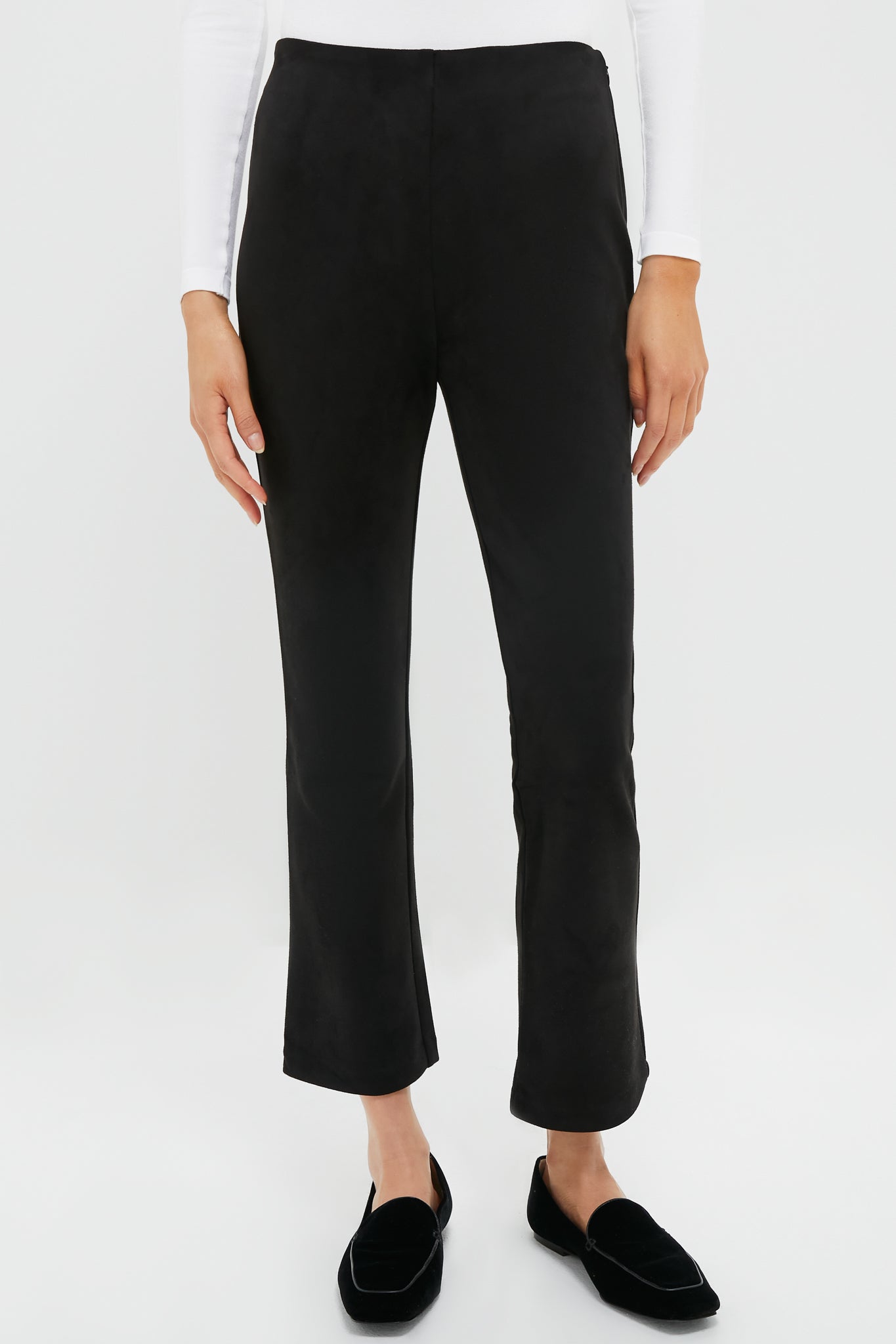 Black Vegan Suede Ashford Pants | Tuckernuck
