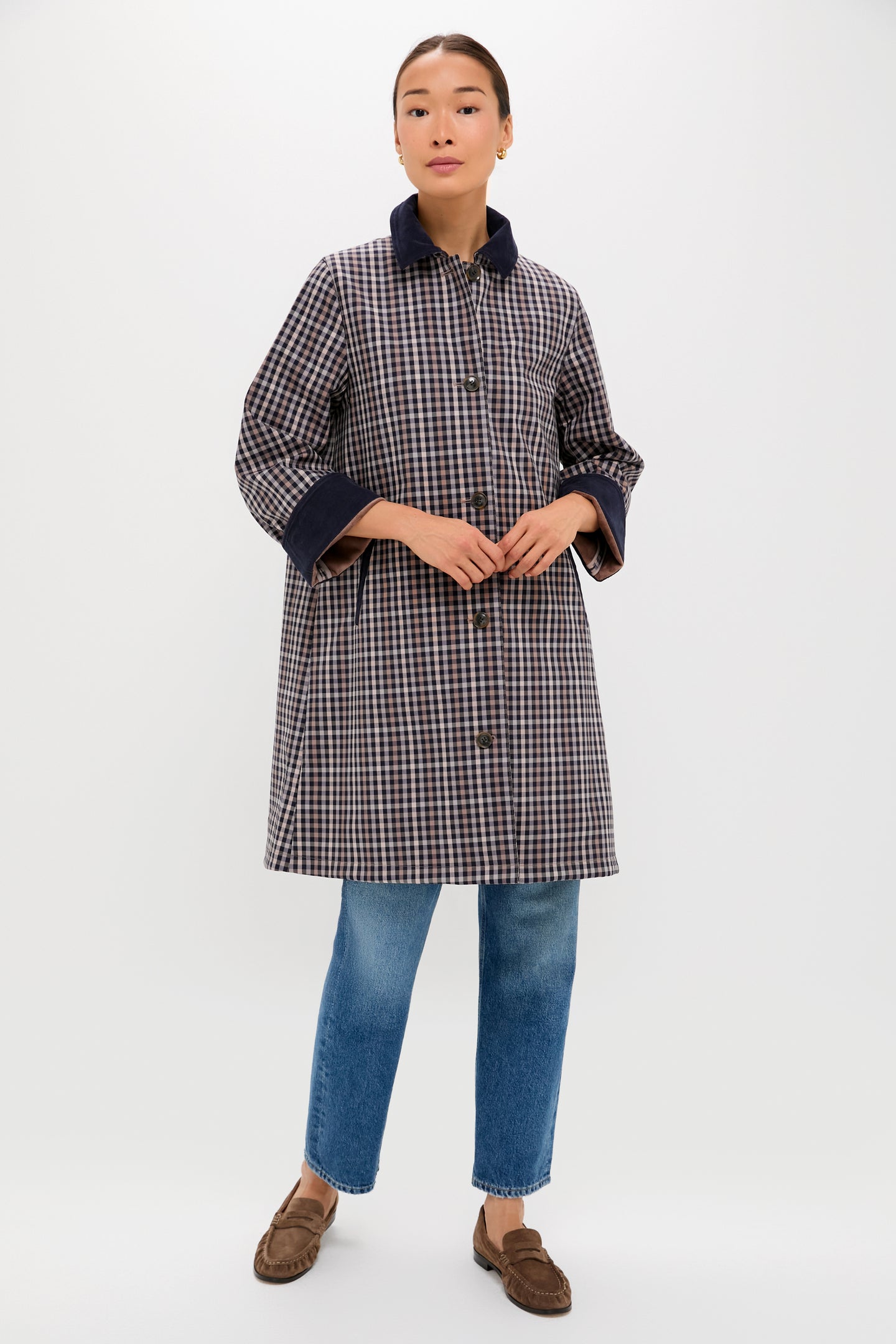 English Check London Raincoat