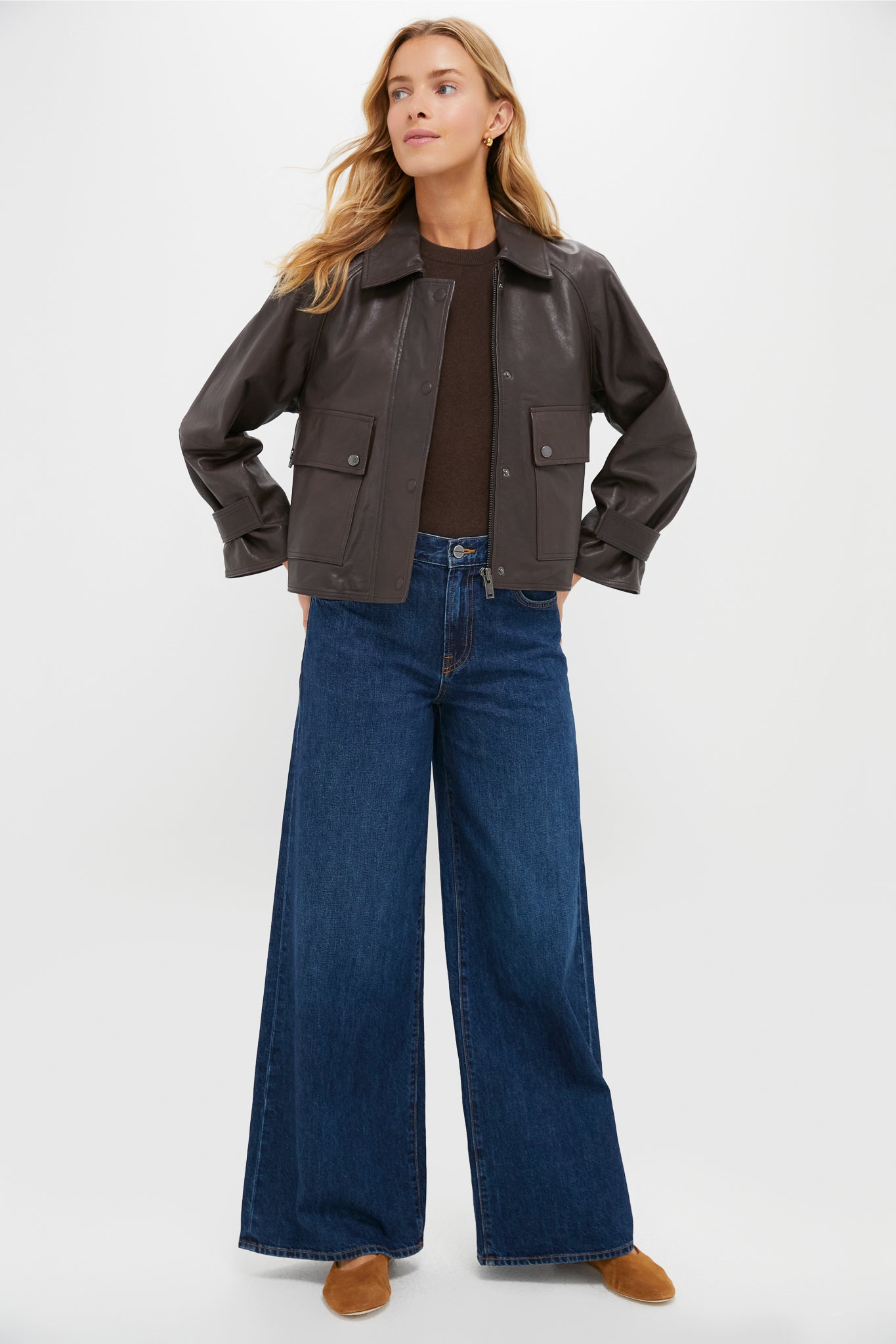 Dark Brown Berbice Leather Jacket