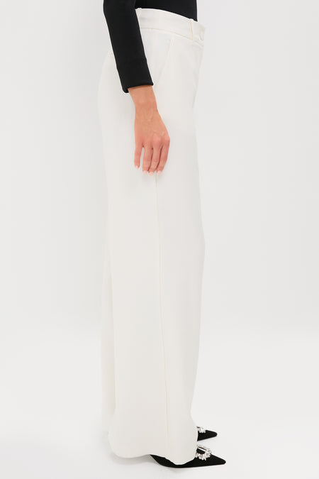 Cream Wool Watson Pants