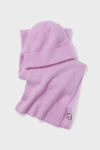 Lilac Cashmere Hat and Scarf Set