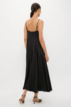 Polo Black Paneled Satin Dress