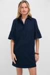 Navy Crepe Massey Dress