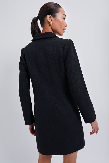 Magenta Tweed Stacie Dress