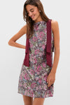 Floral Sequin Burroughs Dress