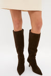 Chocolate Suede Mira Boots