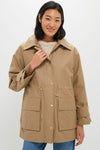 Military Brown Fallyn Showerproof Jacket