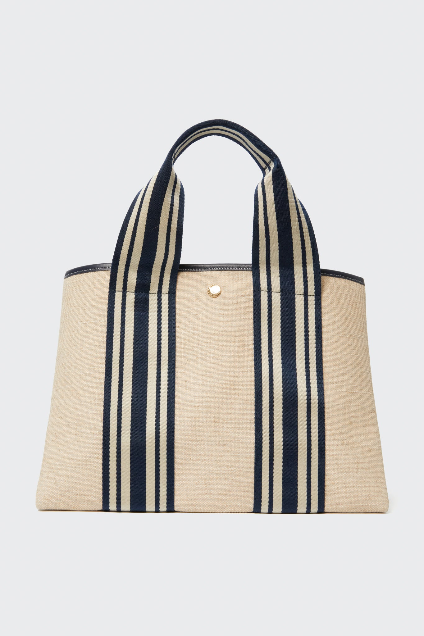 Navy Traversee M Linen Tote