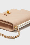 CHANEL Pink Pearl Wallet On Chain