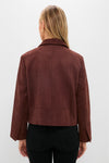 Deep Mocha Vegan Suede Zaria Jacket