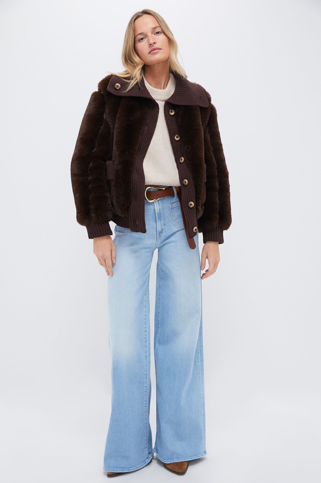 Mahogany Faux Fur Walden Jacket | Tuckernuck