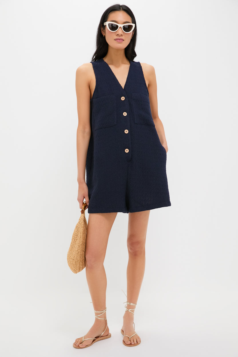 myla romper | ivory