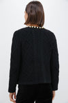 Black Pearl Trim Piper Cardigan