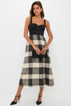 Mairead Check Plaid Maria Dress