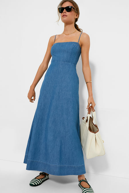 Chambray Rhea Maxi Dress Tuckernuck - Main Image