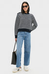 Sky Captain Cotton Wool Stripe Sweater