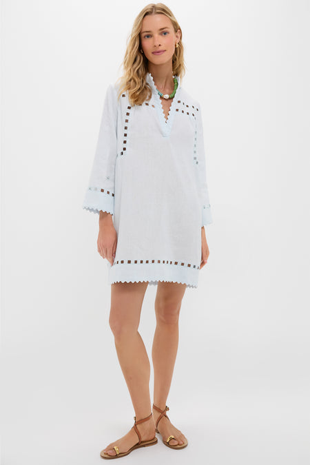 Pale Blue Cutout Dawson Tunic