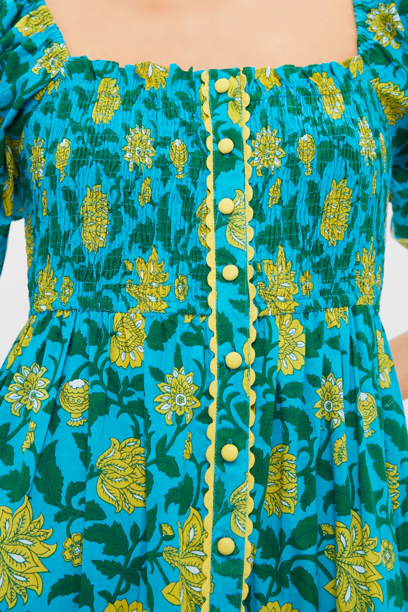 Hibiscus Jaal Colette Dress | Pink City Prints